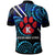 Hawaii Custom Polo Shirt Keaau High School Cougars with Polynesian Patterns Galaxy LT10 - Polynesian Pride