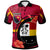 Papua New Guinea Polo Shirt Madang Flag of PNG with Hibicus and Polynesian Culture Polo Shirt Art - Polynesian Pride