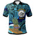 Hawaii Custom Polo Shirt Waiakea High School with Polynesian Culture and Tiki Surfer LT10 Blue - Polynesian Pride