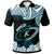 Hawaii Kapolei High School Custom Polo Shirt Kapolei High School Hibicus Flower and Polynesian Pattern LT10 Black - Polynesian Pride