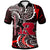 Hawaii Custom Polynesian Polo Shirt President Theodore Roosevelt High School Tribal Patterns LT10 Red - Polynesian Pride