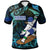 Hawaii Custom Polo Shirt Waimea High School Surfer Polynesian Pattern LT10 Blue - Polynesian Pride