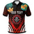 Hawaii Custom Polo Shirt Lahainaluna High School Polynesian with Hawaii Pattern LT10 Red - Polynesian Pride