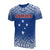 Samoa T Shirt Samoan Flag Polynesian Tattoo Fog Blue Unisex Blue - Polynesian Pride