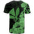 Hawaii Turtle T Shirt Polynesian Hibiscus Art Ver 2.0 Green - Polynesian Pride