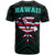 Hawaiian Kanaka T Shirt Heart Tattoo Turquoise - Polynesian Pride