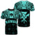 Hawaiian Kanaka T Shirt Demodern Turquoise Unisex Turquoise - Polynesian Pride