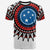 Samoa T Shirt Polynesian Sun Pattern Unisex White - Polynesian Pride