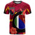 Papua New Guinea T Shirt Milne Bay Flag of PNG with Hibicus and Polynesian Culture T Shirt Art - Polynesian Pride