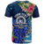 Tonga Custom T Shirt Tupou College Polynesian Tonga Pattern with Flower LT10 - Polynesian Pride