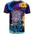 Tonga Custom T Shirt Chanel College with Polynesian Pattern Style and Flower LT10 - Polynesian Pride