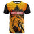 Hawaii Polynesian T Shirt James Campbell High School Polynesian Pattern LT10 Orange - Polynesian Pride