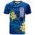 Hawaii Polynesian T Shirt Waimea Middle Public Conversion Charter School Polynesian Patterns LT10 Blue - Polynesian Pride