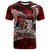 Hawaii Custom T Shirt Henry Perrine Baldwin High School Bears with Polynesian Pattern LT10 Red - Polynesian Pride