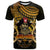 Hawaii Custom T Shirt Waipahu High School Marauders Pirates Polynesian Tribal Pattern LT10 Gold - Polynesian Pride