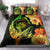 Hawaii Polynesian Bedding Set - Hawaii Sharks Tribal Patterns Green Green - Polynesian Pride