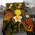 Northern Mariana Islands Polynesian Bedding Set - Lauhala Turtle Plumeria Tropical - Polynesian Pride