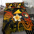 Tokelau Polynesian Bedding Set - Lauhala Turtle Plumeria Tropical - Polynesian Pride