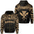 Hawaiian Kanaka Hoodie Demodern Gold - Polynesian Pride