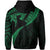 Hawaiian Kanaka Hoodie Mano Kihikihi Green - Polynesian Pride