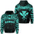 Hawaiian Kanaka Hoodie Demodern Turquoise Unisex Turquoise - Polynesian Pride