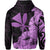 Hawaii Turtle Hoodie Polynesian Hibiscus Art Ver 2.0 Pink - Polynesian Pride