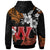 Hawaii Custom Hoodie Waialua High & Intermediate School Tribal Pattern LT10 - Polynesian Pride