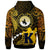 Hawaii Polynesian Hoodie Kohala High School Cowboy with Polynesian Patterns LT10 - Polynesian Pride