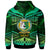 Tonga Custom Hoodie Liahona High Shool with Tonga Patterns with Green Effect LT10 - Polynesian Pride