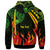 Hawaii Custom Hoodie Honokaa High & Intermediate School Polynesian Pattern Fire LT10 - Polynesian Pride