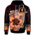 Tonga Custom Hoodie Beulah College Polynesian Pattern with Flower Tribal Hoodie LT10 - Polynesian Pride