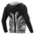 American Samoa Polynesian Zip up Hoodie Black Armor Tattoo - Polynesian Pride