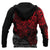 Polynesian Hawaii (Kanaka Maoli) Hoodie Red Turtle Hibiscus Flowing - Polynesian Pride