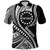 Custom Mangaia Cook Islands Polo Shirt Black Polynesian Wave Style LT9 Adult Black - Polynesian Pride