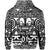 Custom Marquesas Islands Zip Hoodie Marquesan Tattoo Simple Style Black LT8 - Polynesian Pride