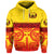 Custom Marquesas Islands Hoodie Marquesan Tattoo Special Style Gradient Yellow LT8 - Polynesian Pride