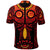 Marquesas Islands Polo Shirt Marquesan Tattoo Original Style Red LT8 - Polynesian Pride