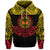 Custom Marquesas Islands Zip Hoodie Marquesan Tattoo Simplified Version Yellow LT8 - Polynesian Pride