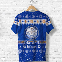 Marshall Islands Christmas T Shirt Simple Style LT8 - Polynesian Pride
