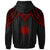 Marshall Islands Hoodie Polynesian Armor Style Red - Polynesian Pride