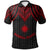 Marshall Islands Polo Shirt Polynesian Armor Style Red Unisex Red - Polynesian Pride