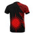 Marshall Islands T Shirt Polynesian Pattern Red Flash Style - Polynesian Pride