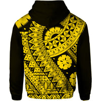 Polynesian Masi Kesa Gold Style Hoodie LT9 - Polynesian Pride