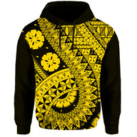 Polynesian Masi Kesa Gold Style Hoodie LT9 Pullover Hoodie Gold - Polynesian Pride