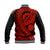 Polynesian Masi Kesa Red Style Baseball Jacket LT9 - Polynesian Pride