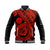 Polynesian Masi Kesa Red Style Baseball Jacket LT9 Unisex Red - Polynesian Pride