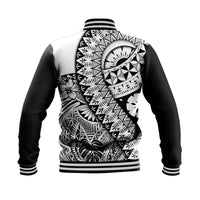 Polynesian Masi Kesa No2 Black Style Baseball Jacket LT9 - Polynesian Pride