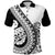 Polynesian Masi Kesa No2 Black Style Polo Shirt LT9 Black - Polynesian Pride