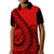 Polynesian Masi Kesa No2 Red Style Polo Shirt LT9 - Polynesian Pride