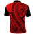 Polynesian Masi Kesa No2 Red Style Polo Shirt LT9 - Polynesian Pride